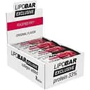 Блок батончиков LipoBar Exclusive Protein Bar, 20*50 грамм обогащенный биоактивным коллагеном Peptan - Малина