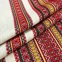 Комплект Рождественский льняной с украинским орнаментом Грация Ранер 140х40 см + салфетки 30х40 см 32 шт.