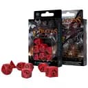 Набір кубиків Dragons Red & black Dice Set , 7 шт. (SDRA04)