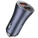 АЗП Baseus Golden Contactor Pro 40W 2USB + Type-C 5A (1m) (TZCCJD-A0G) Сірий