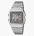 Годинник Casio Collection A500WA-7D зі сталевим браслетом