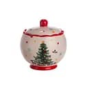 Новогодняя сахарница с крышкой New Year Yiwu CR-1-5