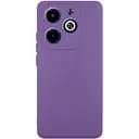 Чехол TPU GETMAN Liquid Silk Full Camera для Infinix Hot 40i Фиолетовый / Amethyst