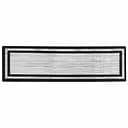 Килимки кухонні Lovely Svi - м'які з ефектом пам'яті - 44x150x 1 см Чорна окантовка (191223)