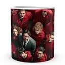 Кружка GeekLand Бумажный дом La Casa De Papel people in red LC 02.01 330 мл белая