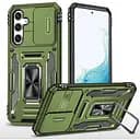 Ударостійкий чохол Epik Camshield Army Ring для Samsung Galaxy S22 Оливковий / Army Green