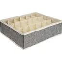 Органайзер для хранения МВМ My Home (MVM) на 18 секций 26x30x10 мм светло-серый (TH-09-18 LIGHT GRAY)