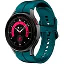 Ремешок для Samsung Galaxy Watch 7 - сине-зелёный ширина крепления 20мм силикон размер L Watchbands Five Classic (W47-9WBWB87319121)