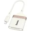 Перехідник Hoco Crystal Lightning 2 в 1 card reader UA40 0.140m 480Mbps OTG 2TB Max