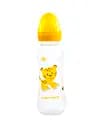 Пляшечка для годування Baby Team, з латексною соскою, 250 мл, жовтий (1310_желтый)