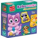 Пазли картонні з грою Vladi Toys Малюк зможе Хатні улюбленці 15 елементів (VT1722-25)