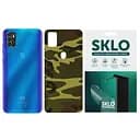 Захисна плівка SKLO Back (тил) Camo для ZTE Blade A3 (2020) Коричневий / Army Brown
