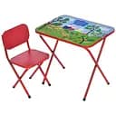 Детский столик Bambi M 5963-3 Свинка Пеппа складной со стульчиком овощи-фрукты