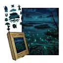 Дерев'яний фігурний пазл Блукаючі Вогні, А2, Дерев'яна коробка 300+ елементів