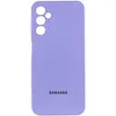 Чохол Lakshmi Silicone Cover Full Camera (AA) with logo для Samsung Galaxy A05s Бузковий / Dasheen