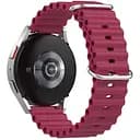 Ремешок для Xiaomi Ticwatch C2 TicWatch E TicWatch S2 Mobvoi TicWatch C2 - темно-красный ширина крепления 20мм силикон Watchbands Hump (W37-6WB53552892)