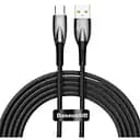 Кабель Baseus Glimmer Series Fast Charging USB-A to USB-C 100W 2m Black (CADH000501)
