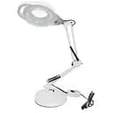 Настільна лампа B-LED SP 33 з лупою кріплення до столу 24 Вт біла