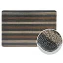 Дверний килимок Lovely Svi з петлевою щетиною 45 x 75 для внутрішнього зовнішнього входу -  Коричнева полоска (121022)