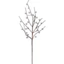 Веточка декоративная Yes! Fun с голубыми бусинами 68 см белая (973948)