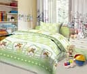 Комплект постільної білизни Ecotton Міледі Соня, бязь, дитячий, 140х110 см, зелений (18524)