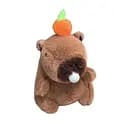 Мягкая игрушка Капибара, 13 см, жвачка, брелок, 17 см