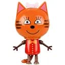 Яйцо-сюрприз с фигуркой Bambi Три кота красное DT-3326-6E