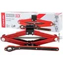 Домкрат ромбовый CarLife 1.5 т 104-385 мм с трещоткой и резиновой подушкой (SJ226)