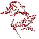 Гілочка-гірлянда Yes! Fun з червоними ягодами гранату 150 см червона (973492)