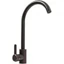 Змішувач кухонний Platinum 7990 NEST поворотний одноважільний з нержавіючої сталі темна скеля