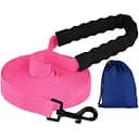 Поводок для собак Barksi Active с мягкой ручкой 15 м х 2.5 см розовый