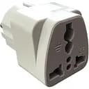 Перехідник мережевий з американської вилки на євро із заземленням універсальний England