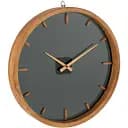 Настінний годинник J-line дерев'яний зі склом 40 см (15193)