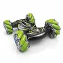 Радиоуправляемая трюковая машина RQ 3034, аккумулятор 3.7V, пульт 2.4G, свет, музыка, вращение на 360°, режим демонстрации, Черная