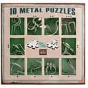 Набір головоломок Eureka 10 Metall Puzzles green 10 головоломок 3D Puzzle 473357