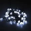 Гірлянда С 54316, 60 лампочок, біле світло, прозорі кульки