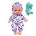 Детская Кукла-Пупс "Cute baby" HX623-5/7 с игрушкой Фиолетовый