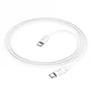 Зарядний кабель Hoco X87 Magic Silicone 60 W Type-C - Type-C білий 1 м