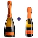 Набір вино ігристе Bortolomiol Senior Valdobbiadene Prosecco Superiore Extra Dry біле 0.75 л + вино ігристе Bortolomiol Senior Valdobbiadene Prosecco Superiore Extra Dry біле 0.2 л