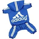 Костюм для животных Ginger S Adidog спорт синий Д-35 см ОГ-25 см 1.5-2.5 кг