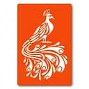 Трафарет для био-папы Павлин dx037-24*34см, размер 24х34 см