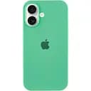 Чехол Epik Silicone Case Full Protective AA для Apple iPhone 16 Plus 6.7 Зеленый/Spearmint