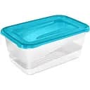 Ємність для СВЧ Keeeper Fredo Fresh 2 л біла з блакитним (0676.1)