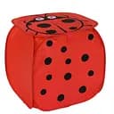 Корзина для детских игрушек С 36584 тканевая красная 45 х 46 см