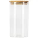 Банка для хранения Shelley Glass с бамбуковой крышкой 8.5x15.5 см 750 мл (S0105-3)