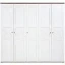 Шафа для одягу в спальню Гербор Тіна SZF5D Сосна каньйон/Дуб сонома трюфель (GRB-1455)