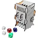 Аксесуар Вежа для кубиків Pandora's Box Studio Нищівник кубиків Mechanical Dice Tower Dice Crusher сірий (LP012-064)