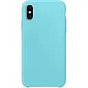 Чохол Silicone Case без Logo AA для Apple iPhone XS Max 6.5" Синій / Ice Blue