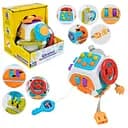 Погремушка Солнечный зайчик, тактильная, подвижные части, 13x14 см, 14x15x14 см