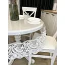 Силіконова скатертина з білим мереживом Арка 15 см 280х160 см